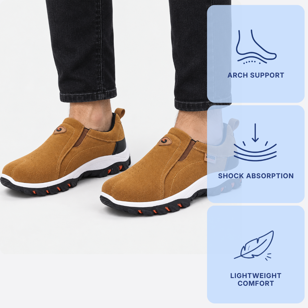 Men'S Orthopedic Shoes Uk Slip-On
