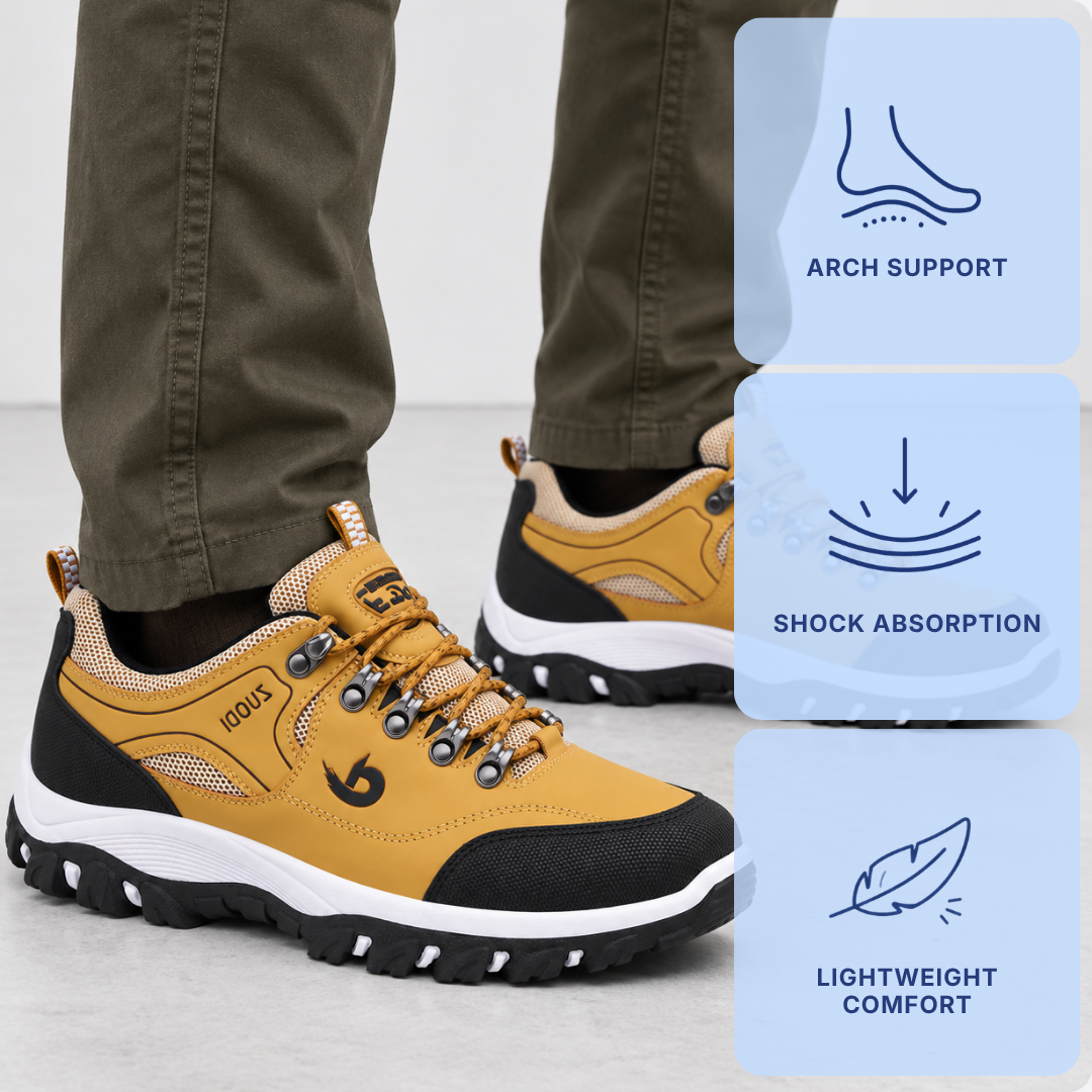 Orthopedic Shoes Leather Waterproof