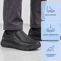 Orthopedic Shoes Vegan Leather Wide Width Slip-On