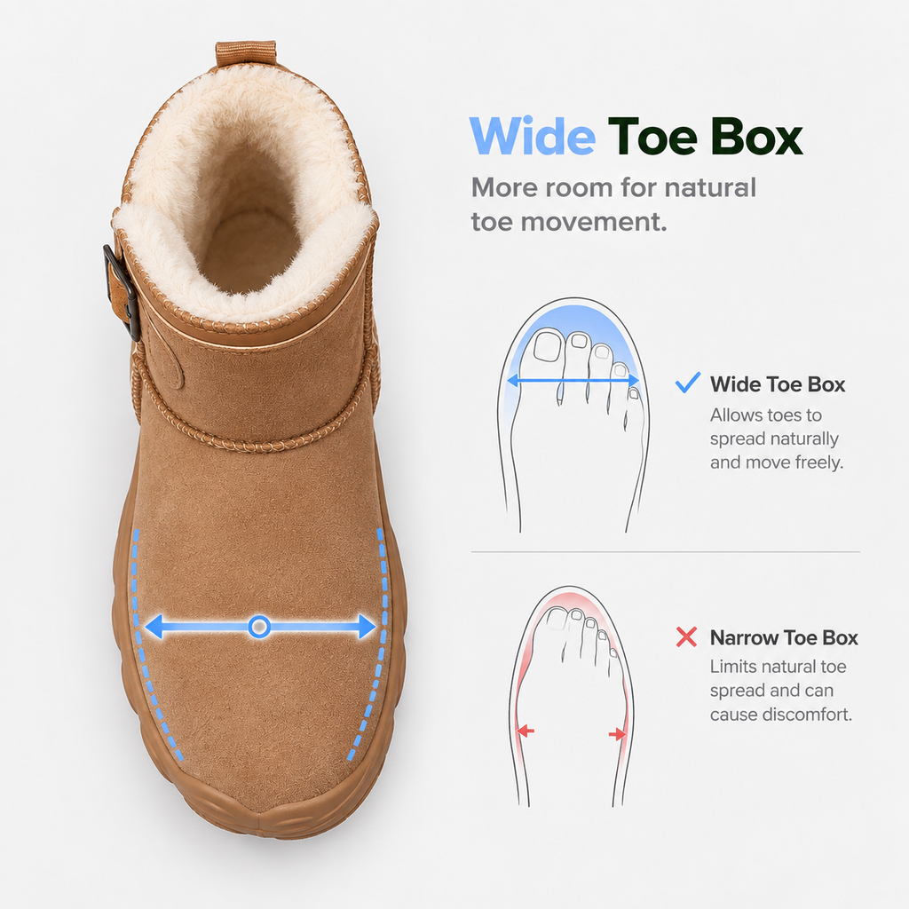 Orthopedic Shoes Short Plush Winter Barefoot