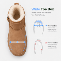 Orthopedic Shoes Short Plush Winter Barefoot
