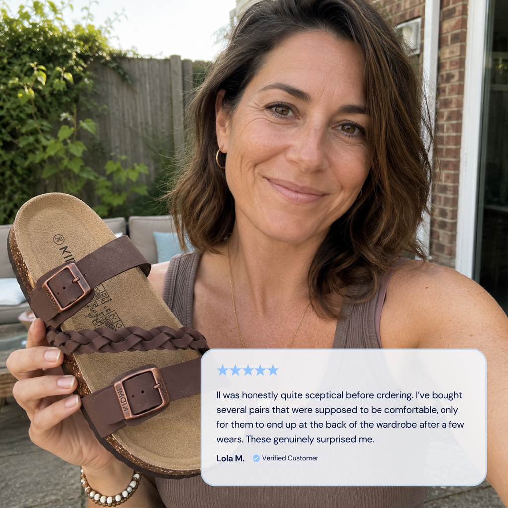 Orthopedic Shoes Cork Braided