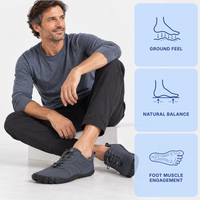Orthopedic Shoes Winter Waterproof Plush Lined Barefoot