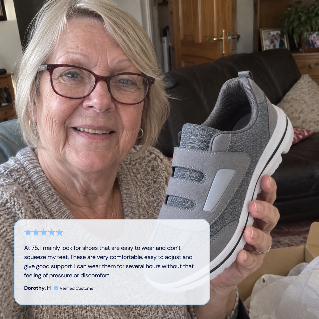 Wide Feet Trainers Toe Diabetic