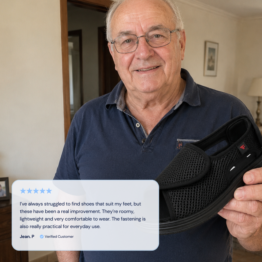 Wide Fit Diabetic Shoes for Swollen Feet