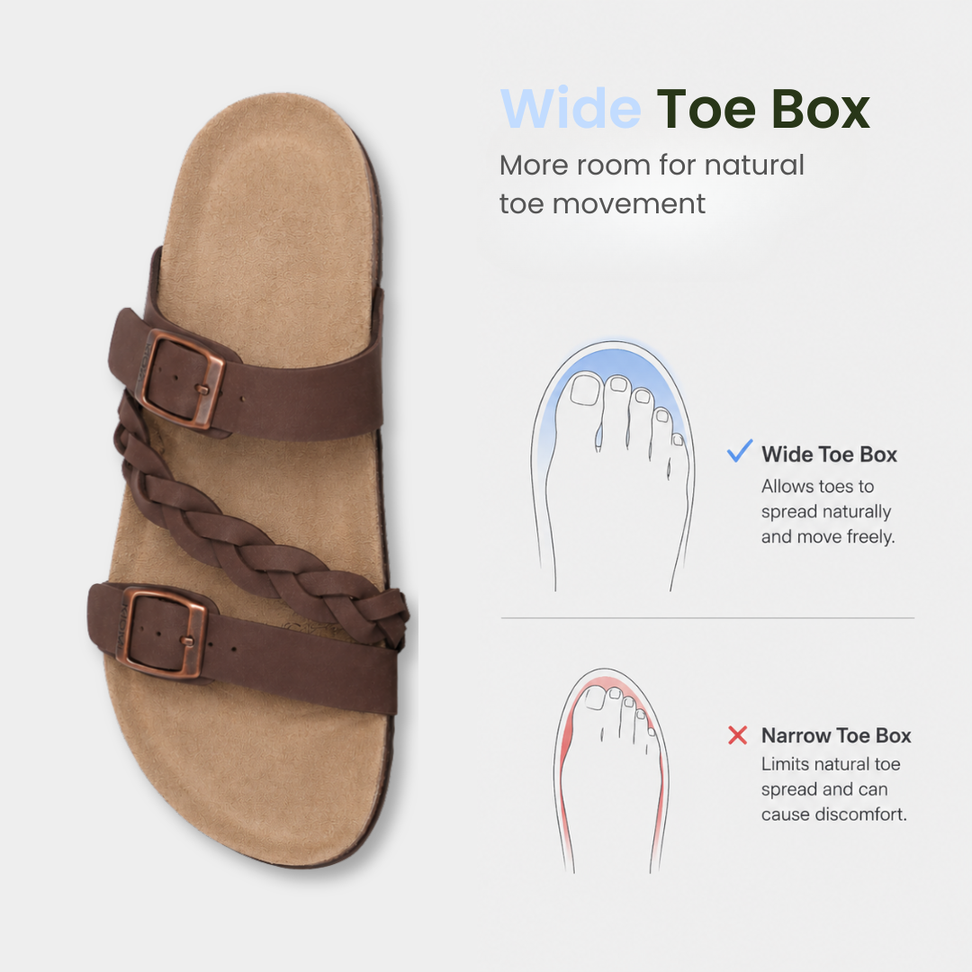 Orthopedic Shoes Cork Braided