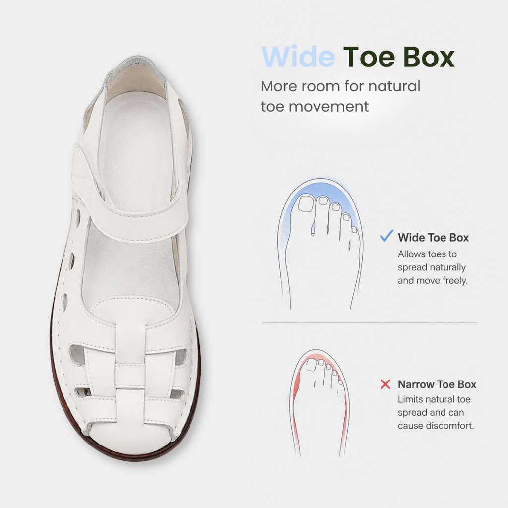 Mary Jane Shoes Orthopedic Genuine Leather Woven Cutout