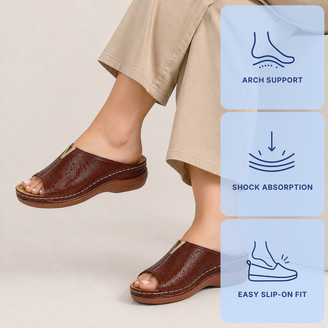 Orthopedic Wedge Shoes Open Toe