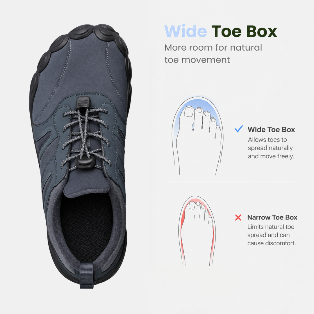 Orthopedic Shoes Winter Waterproof Plush Lined Barefoot