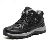 Orthopedic Shoes Split Leather Plush Lined Waterproof