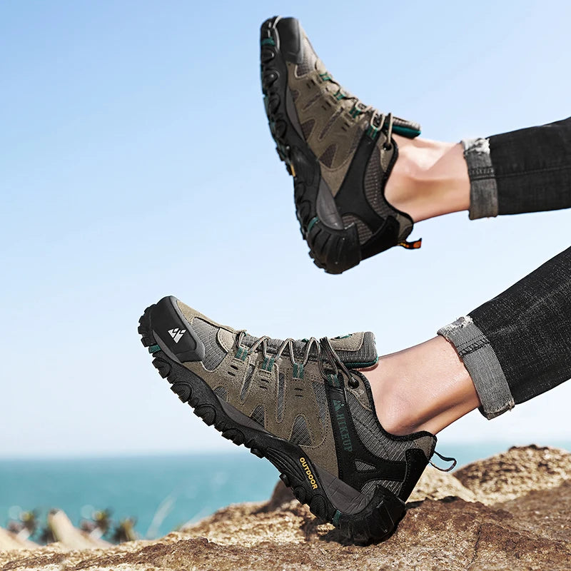 Orthopedic Shoes Suede Leather Low Top
