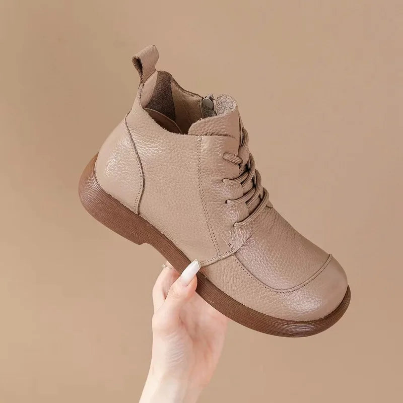 Orthopedic Shoes Genuine Leather Ankle