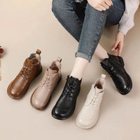 Orthopedic Shoes Genuine Leather Ankle