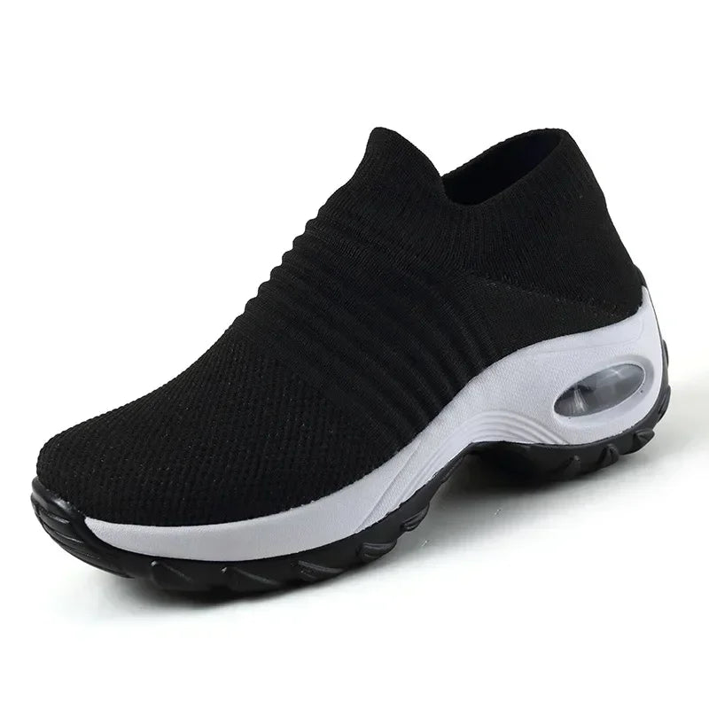 Women'S Orthopedic Shoes Uk Slip-On Air Cushion