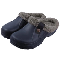 Women's Fur Lined Waterproof Clogs for Indoor and Outdoor Use
