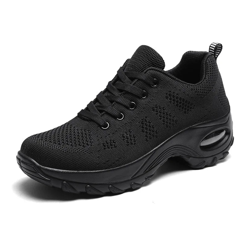 Women's Platform Air Cushion Mesh Sneakers