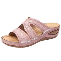 Orthopedic Ladies Shoes Wedge Open Toe