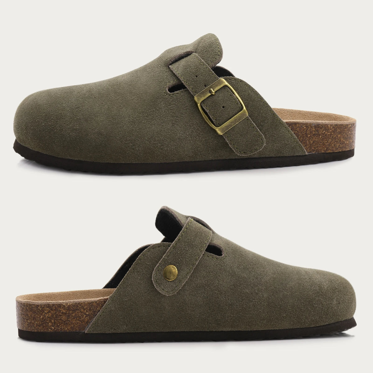 Orthopedic Shoes Cork Suede Insole