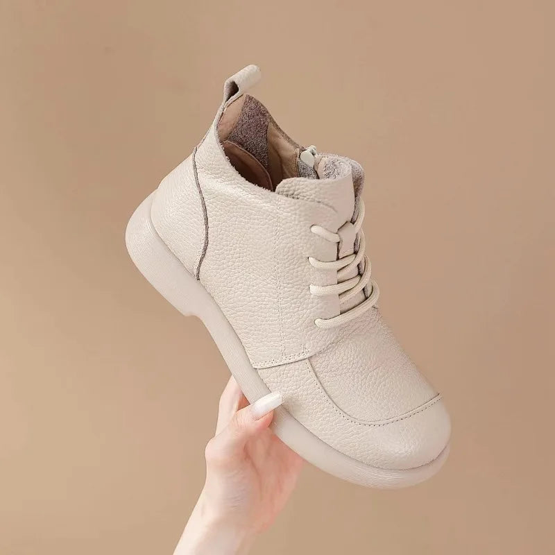 Orthopedic Shoes Genuine Leather Ankle