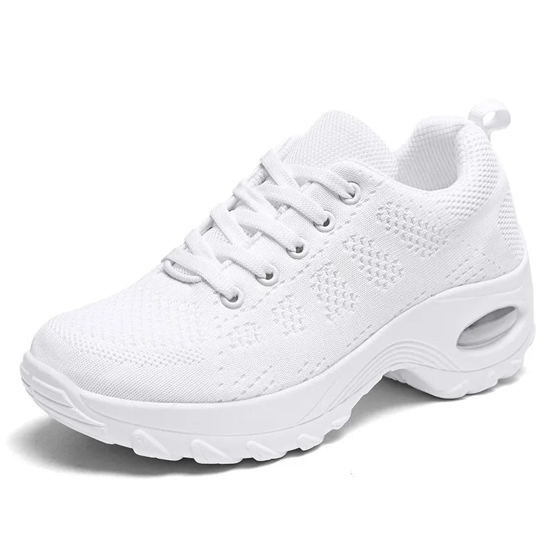 Women's Platform Air Cushion Mesh Sneakers