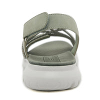 Women's Green Open-Toe Wedge Platform Sandals