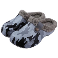 Women's Fur Lined Waterproof Clogs for Indoor and Outdoor Use