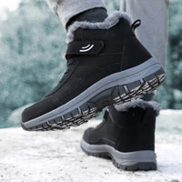 Unisex Waterproof Plush-Lined Winter Snow Ankle Boots