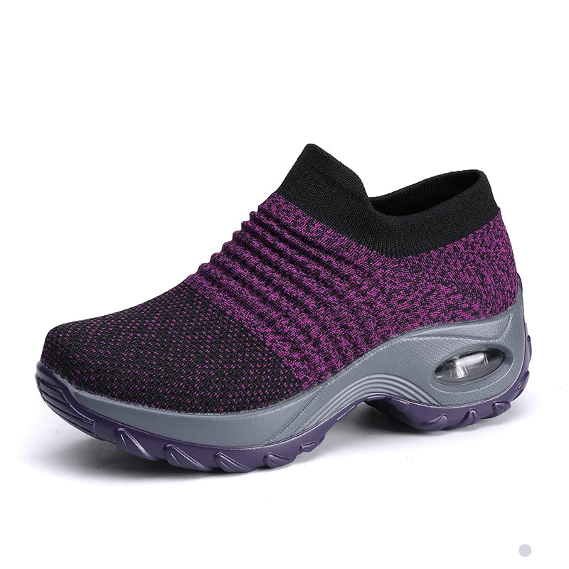 Women'S Orthopedic Shoes Uk Slip-On Air Cushion
