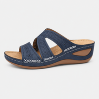 Orthopedic Ladies Shoes Wedge Open Toe