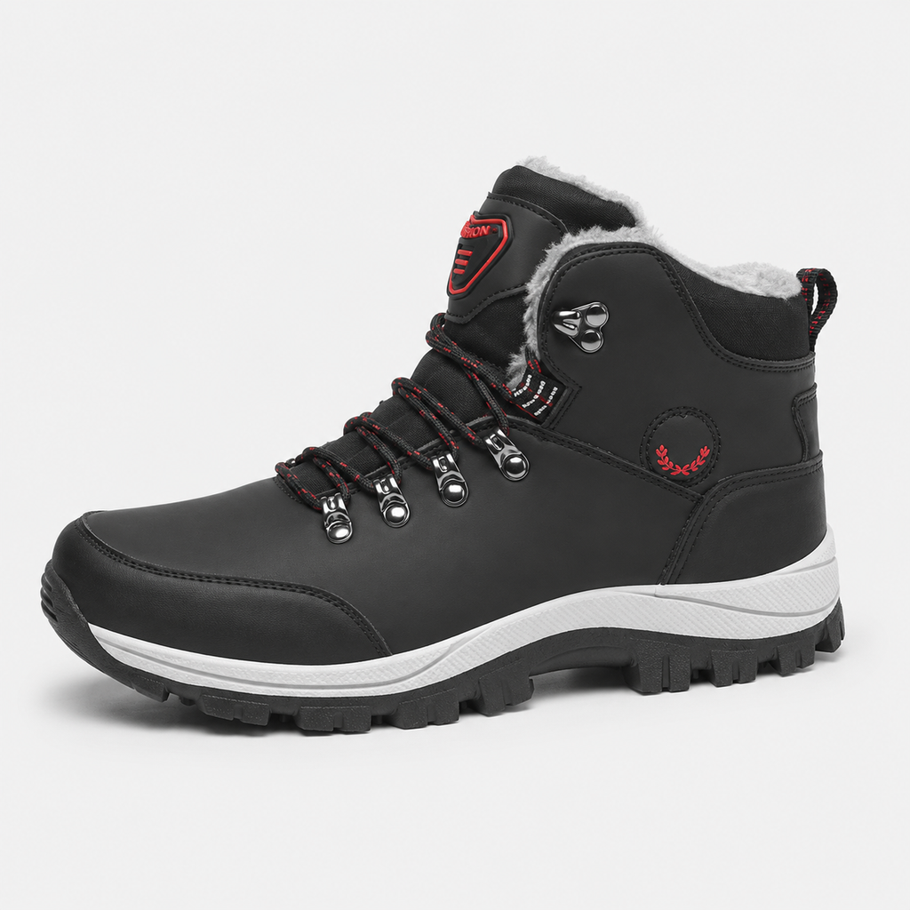 Orthopedic Shoes Artificial Leather Plush Lined Lace-Up