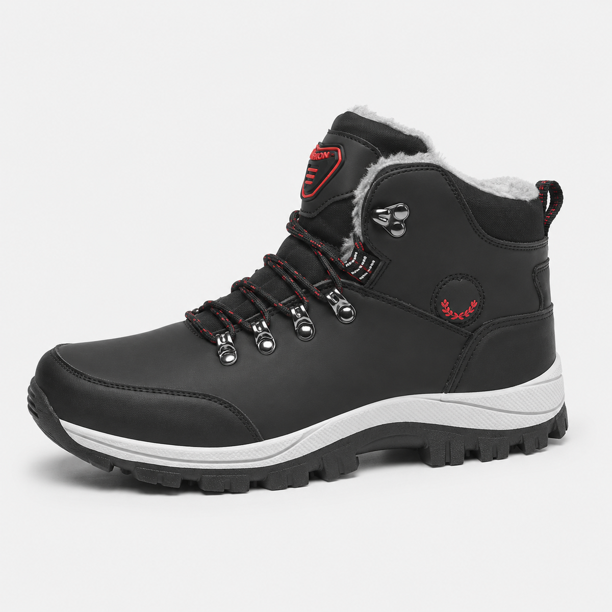 Orthopedic Shoes Artificial Leather Plush Lined Lace-Up