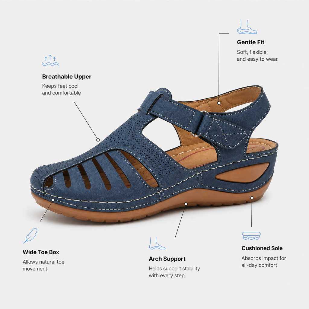 Orthopedic Walking Shoes Women'S Wedge