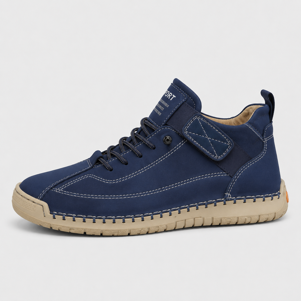 Orthopedic Shoes Bonded Leather Hand-Stitched