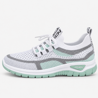 Orthopedic Shoes Canvas Knit Mesh Lace-Up