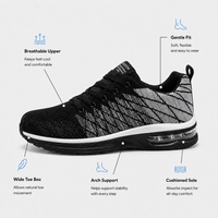 Height Increasing Shoes Breathable Air Cushion