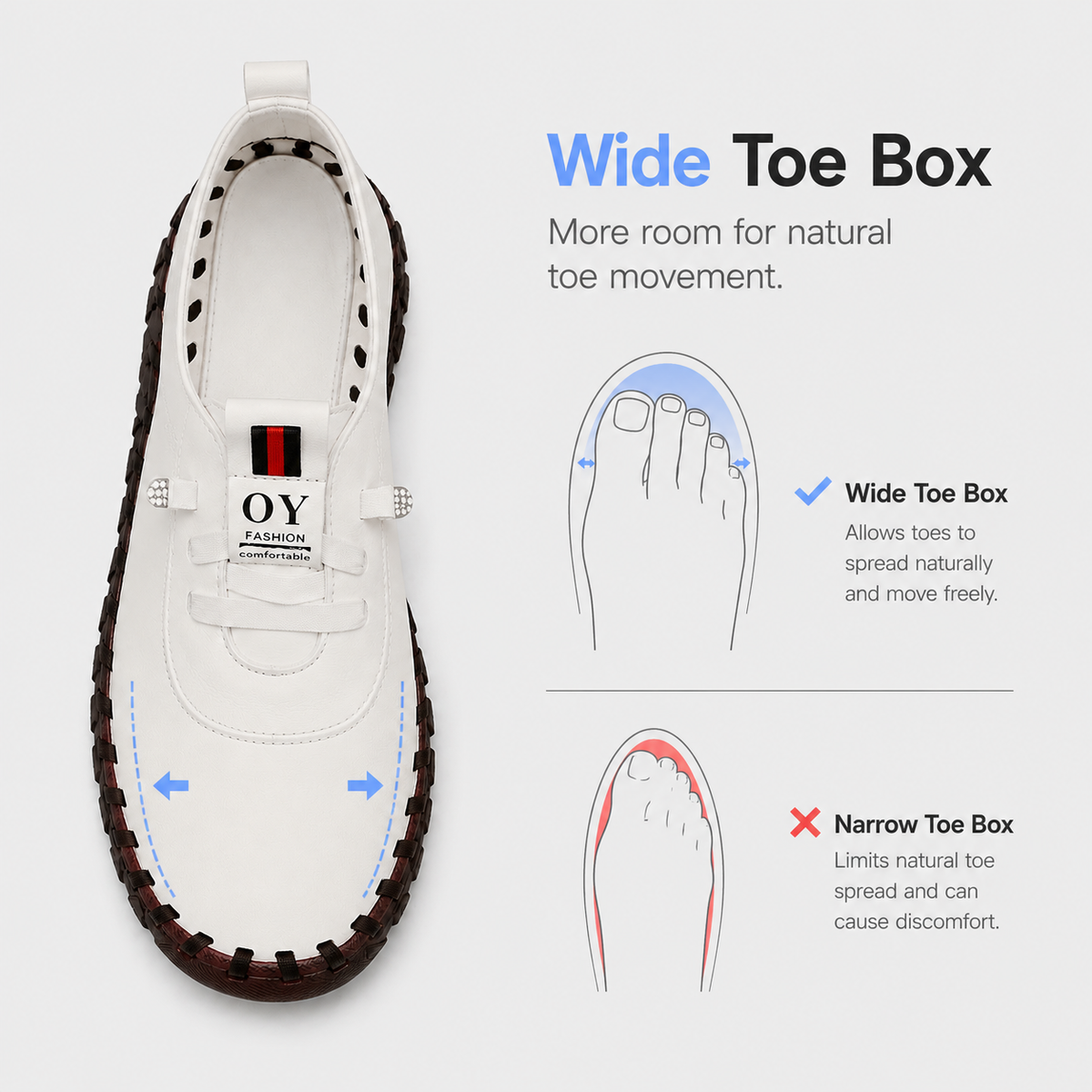 Orthopedic Shoes Autumn Leather Lace-Up