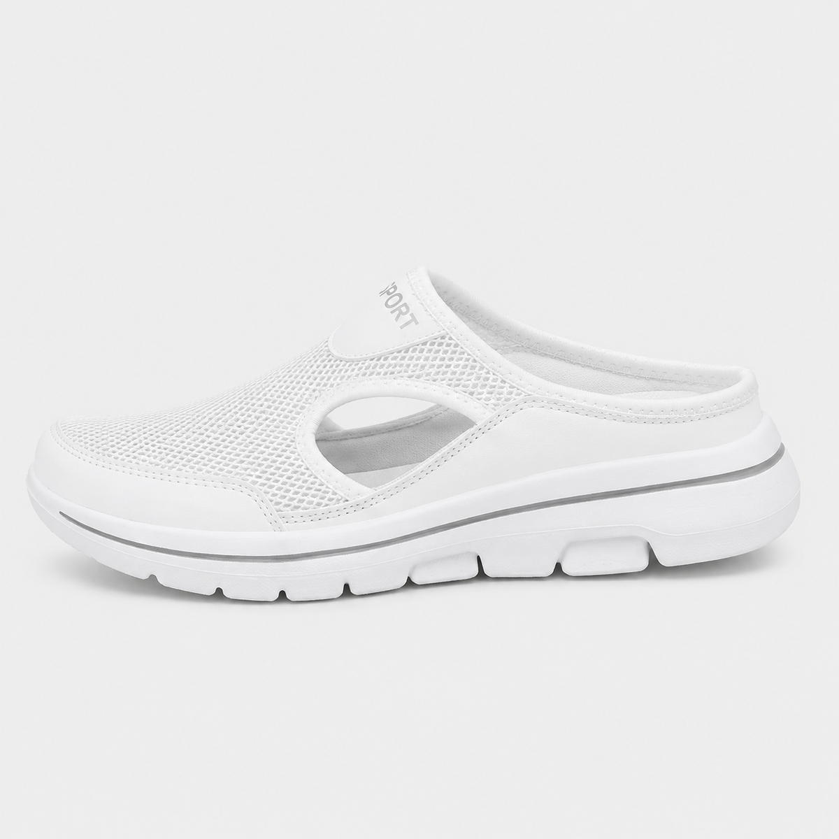 Breathable Mesh Slip-On Mules