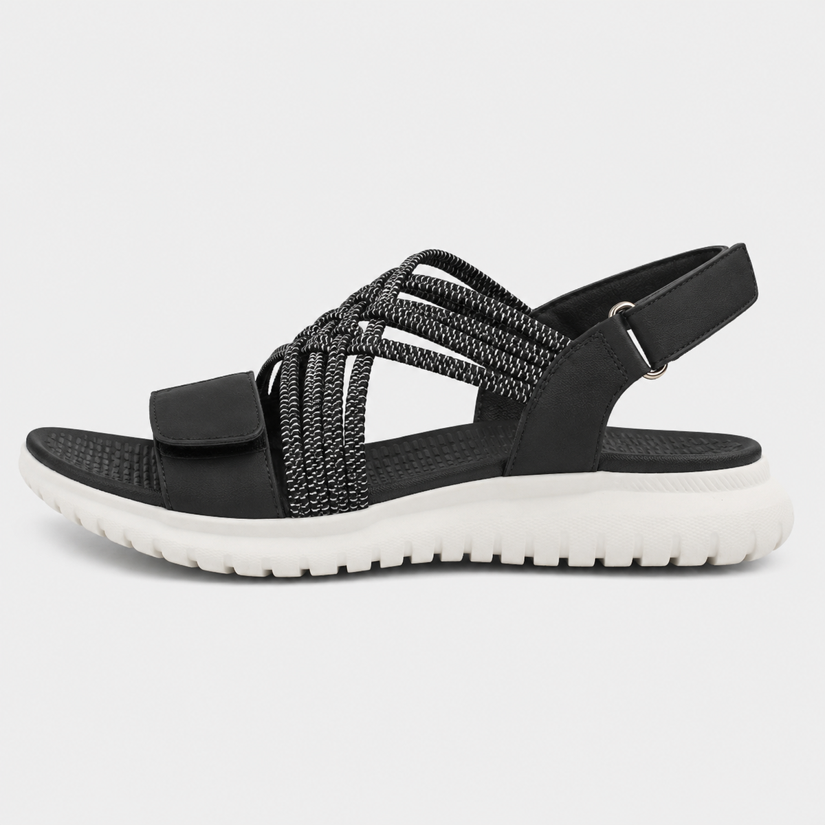 Women's Green Open-Toe Wedge Platform Sandals
