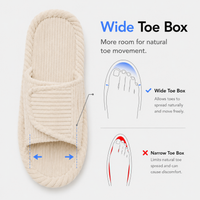 Fashion Orthopedic Shoes Corduroy Open Toe