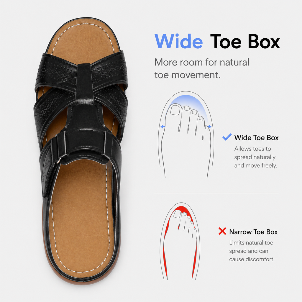 Orthopedic Shoes Women Wedge Open Toe