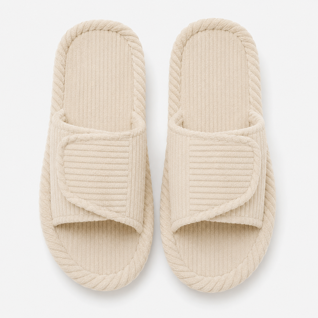 Fashion Orthopedic Shoes Corduroy Open Toe