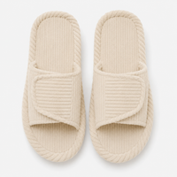 Fashion Orthopedic Shoes Corduroy Open Toe