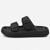 EVA Double Buckle Platform Slides
