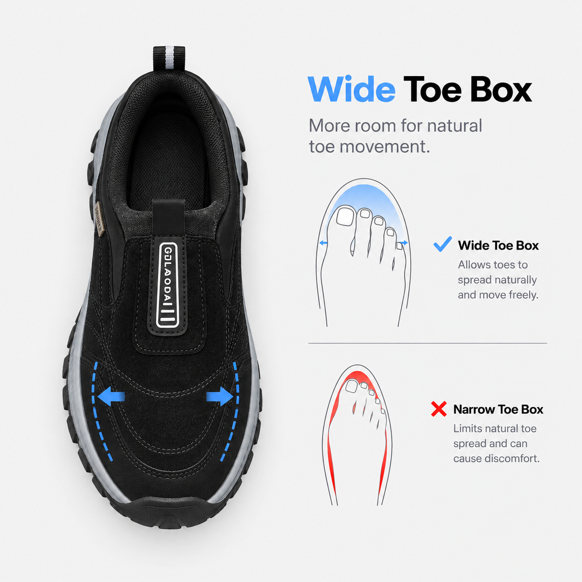 Orthopedic Shoes Summer Slip-On Men'S