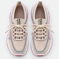 Orthopedic Shoes Canvas Knit Mesh Lace-Up
