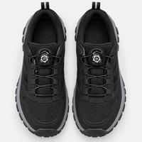 Orthopedic Shoes Synthetic Rotating Buckle Dark Grey