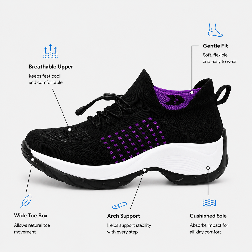 Orthopedic Shoes Spring Breathable Fly Weave