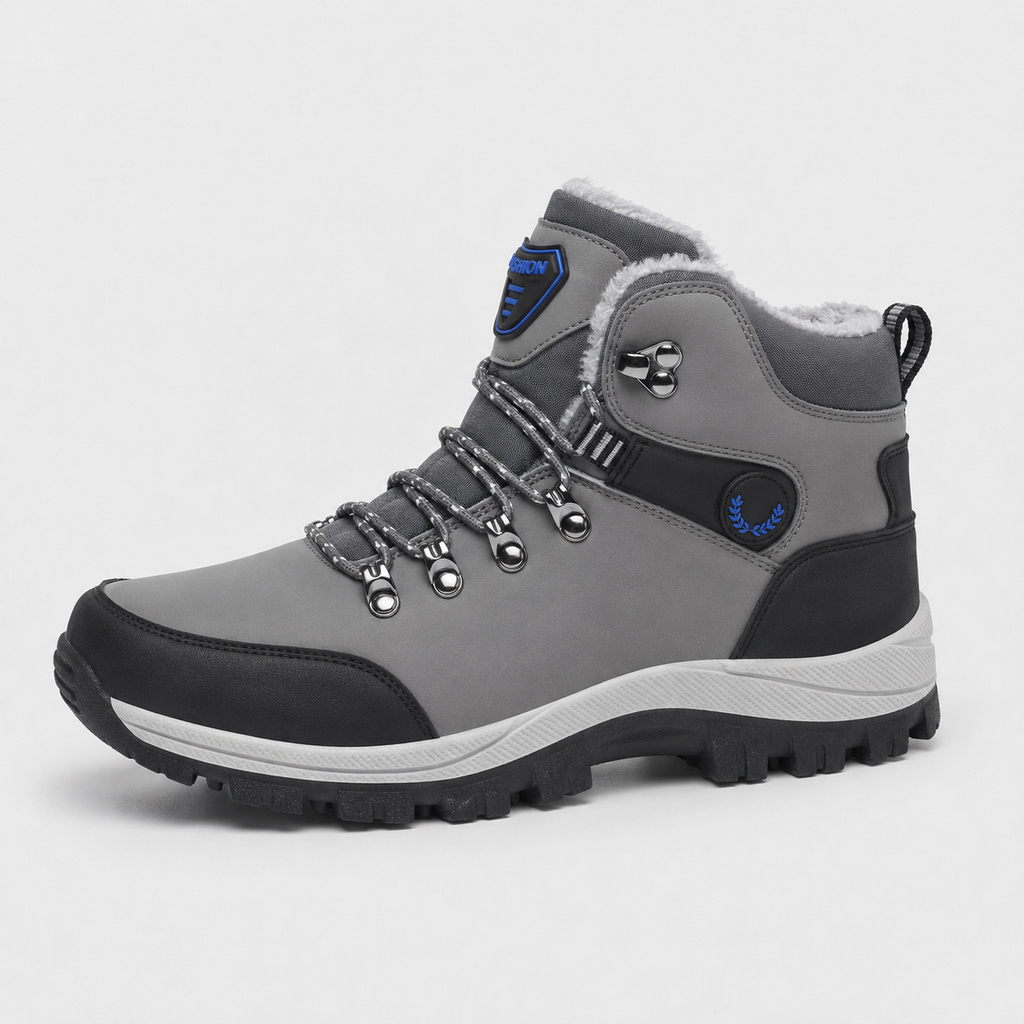 Orthopedic Shoes Artificial Leather Plush Lined Lace-Up