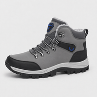 Orthopedic Shoes Artificial Leather Plush Lined Lace-Up