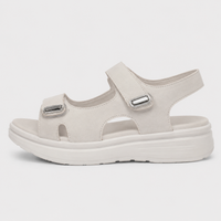 Women's Navy Blue Platform Sports Sandals with Adjustable Back Strap